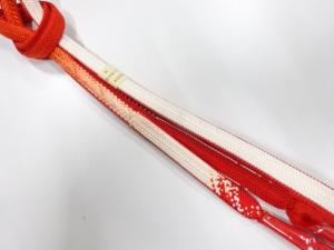 未使用品　正絹　手組帯締め